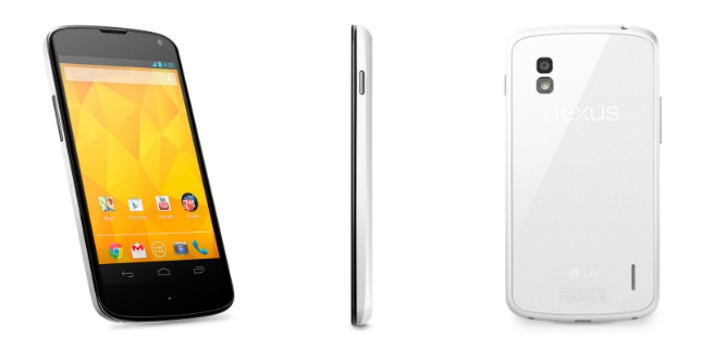 android google lg nexus 4 blanc white