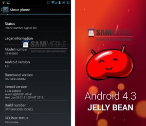 android 4.3 samsung galaxy s4 google play edition samsung gt-i9505g