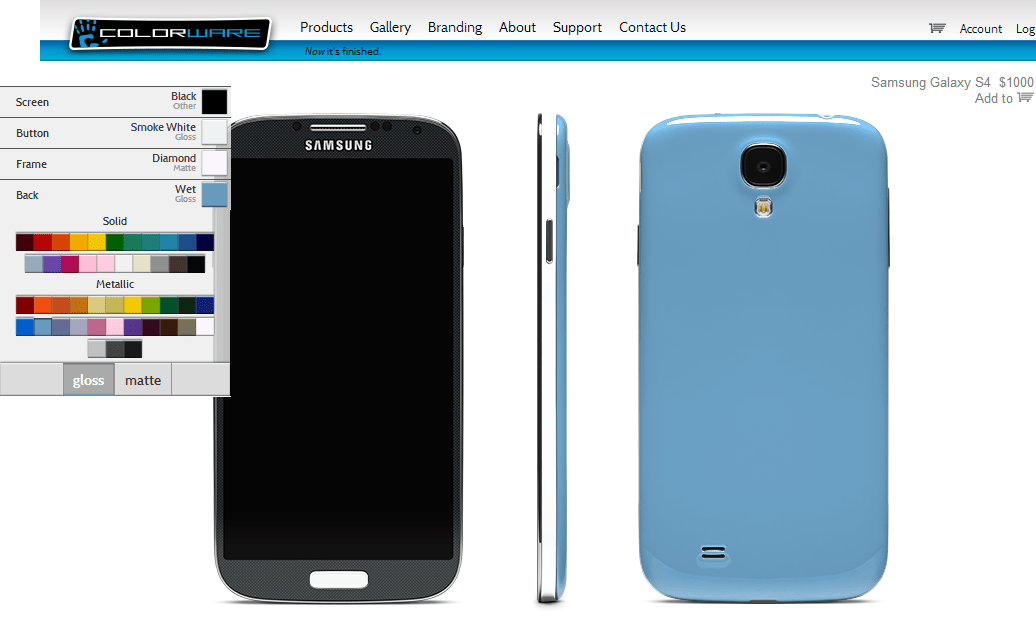 android colorware color ware samsung galaxy s4