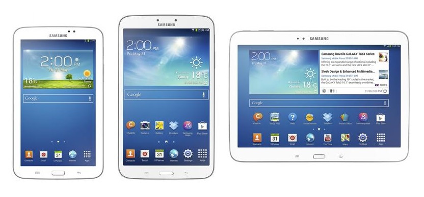 android samsung galaxy tab 3 7 8 10