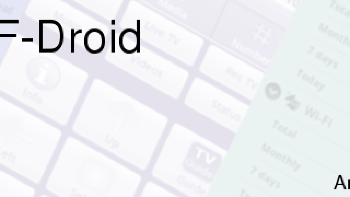 f-droid app store open source