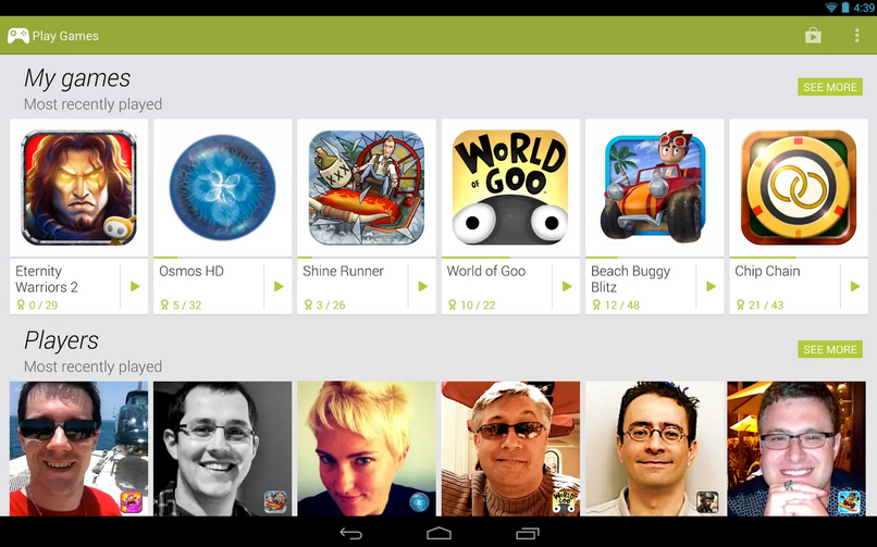 Google Play Jeux