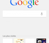 android google chrome beta 30.0 NTP New Tabe Page Nouvelle page de recherche Google