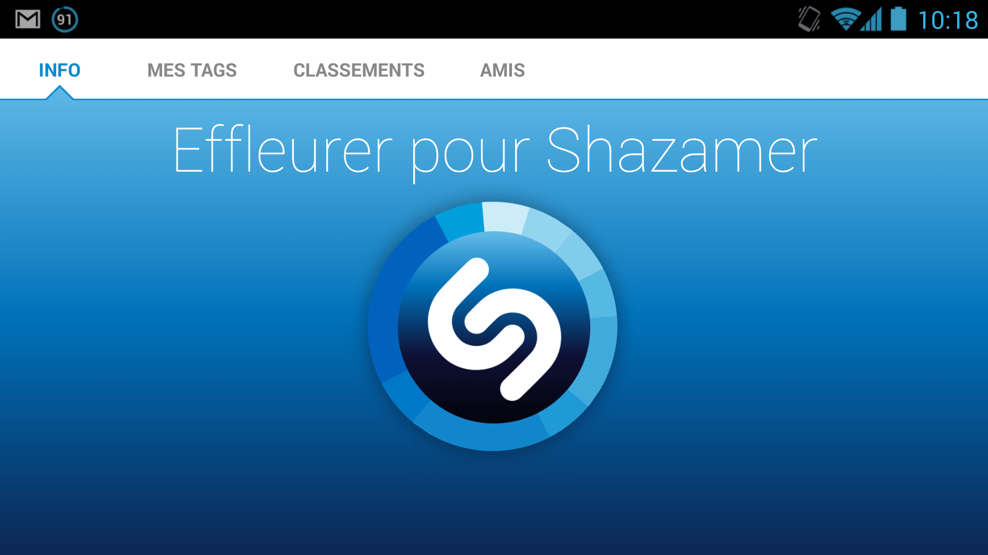 android shazam 4.0 capture d'écran 01