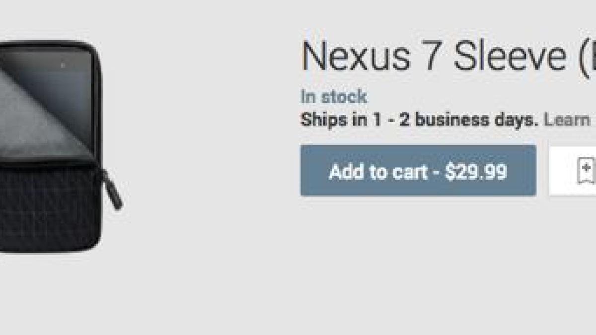 Housse Nouvelle Nexus 7