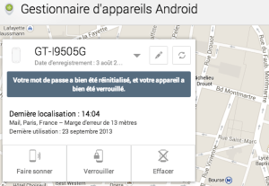 Verrouillez votre mobile à distance avec Android Device Manager