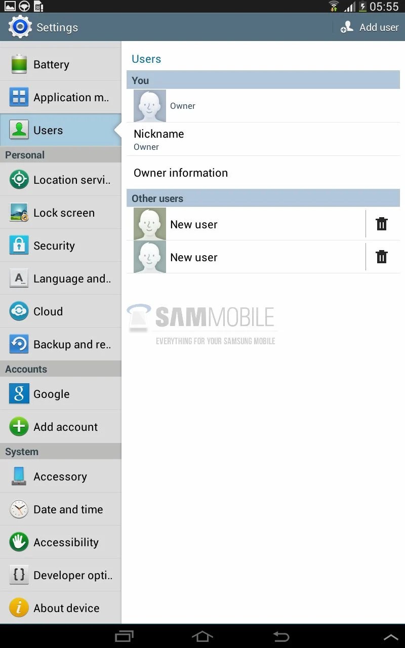 Bientôt le mode multi-utilisateur sur les tablettes Samsung