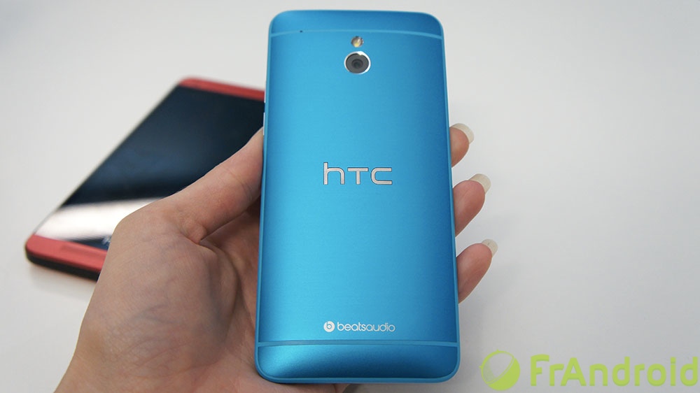 HTC One mini bleu