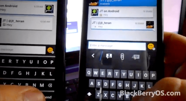 android blackberry messenger app beta video