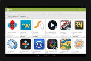 Le Play Store proposera bientôt une section spécialement dédiée aux tablettes