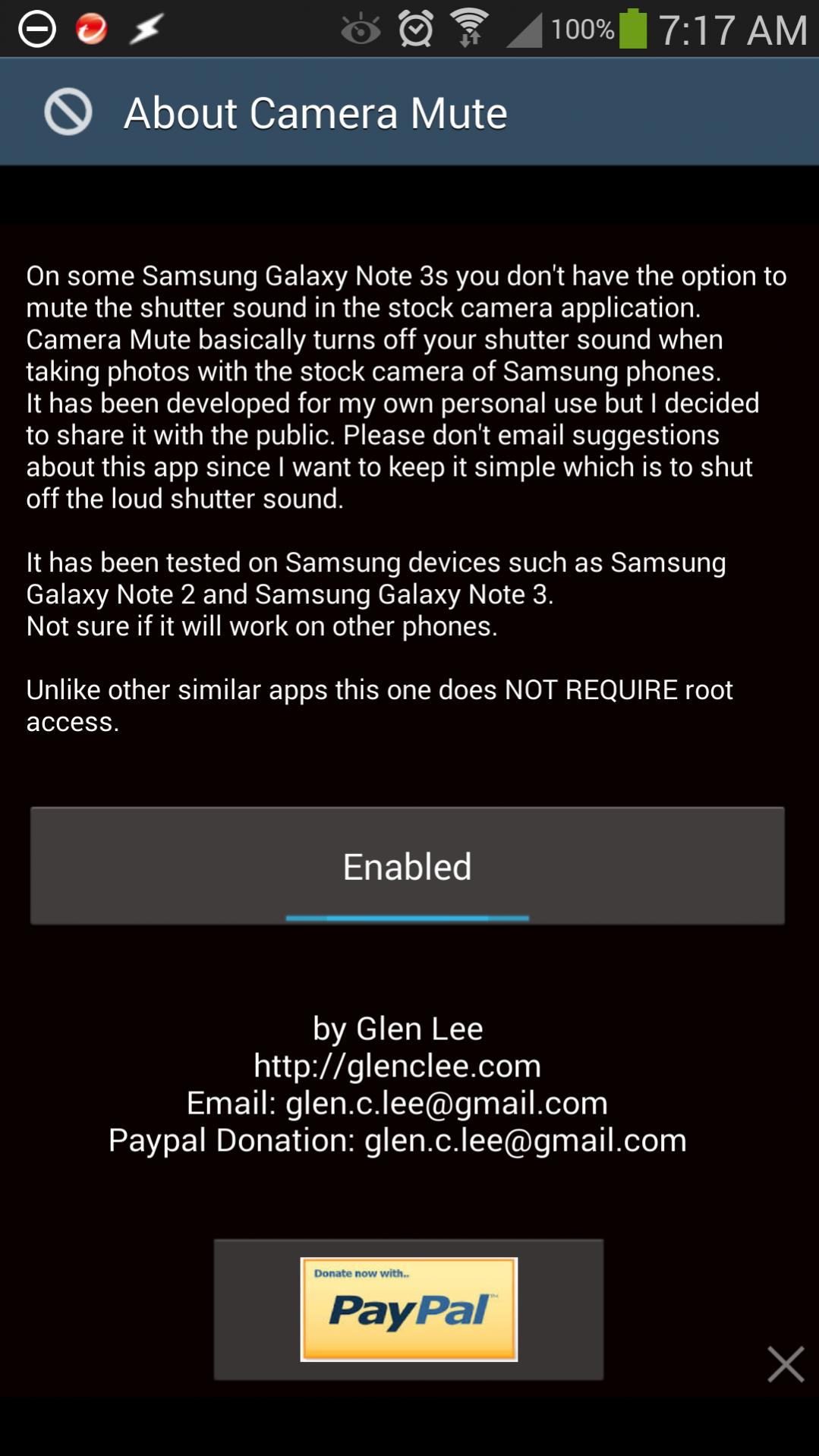 android camera mute image 0