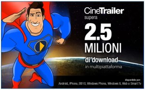 CineTrailer Cinema, une version 2.9 et 2,5 millions de téléchargements