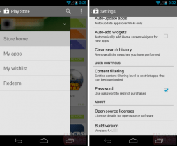 Play Store 4.4 : une légère refonte de l’interface en préparation sur Android