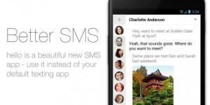 hello, une alternative originale à l’application SMS d’Android