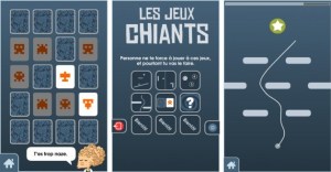Les Jeux Chiants sont disponibles sur le Play Store