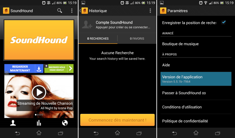 android soundhound 5.5.1 screenshots 01