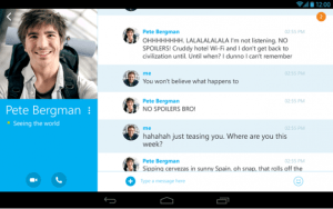 Skype : une nouvelle UI pour les tablettes et une qualité vidéo améliorée
