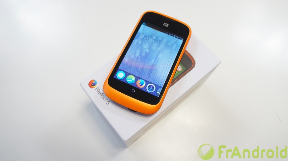 prise en main firefox os zte open image