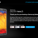 Galaxy Note 3 : 50 dollars de carte cadeau sur le Google Play seulement pour les Américains