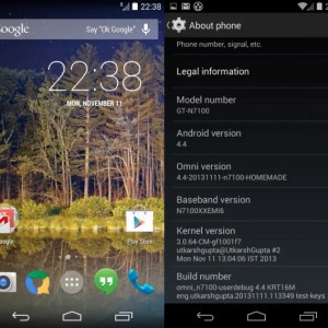 Android 4.4 KitKat arrive sur le Galaxy Note 2 (avec OmniROM) !