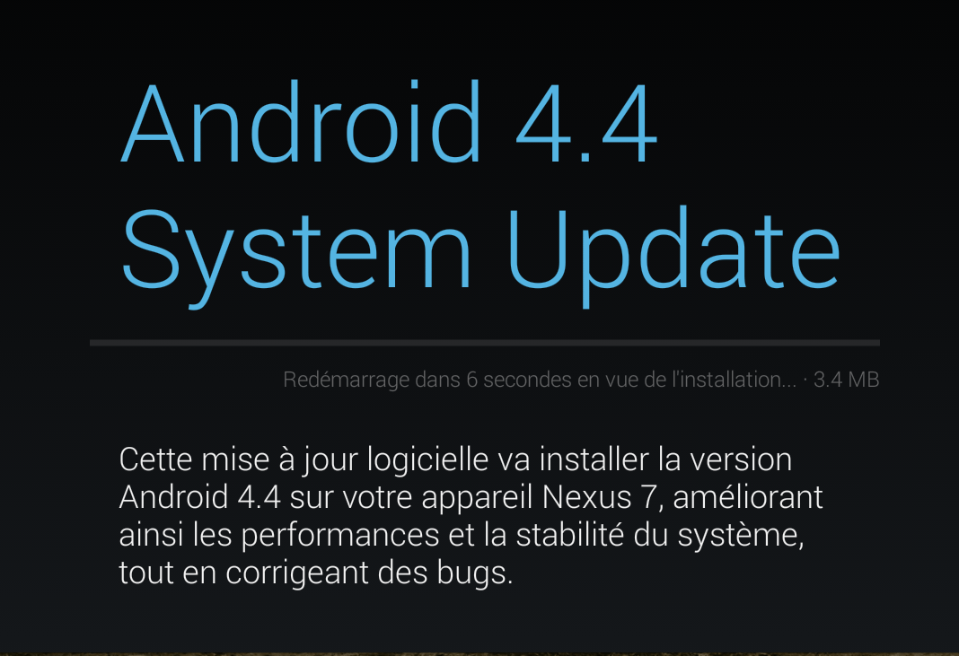 Android 4.4 « KRT16S » : drivers, images de restauration et mises à jour disponibles sur Nexus 4, Nexus 7 et Nexus 10