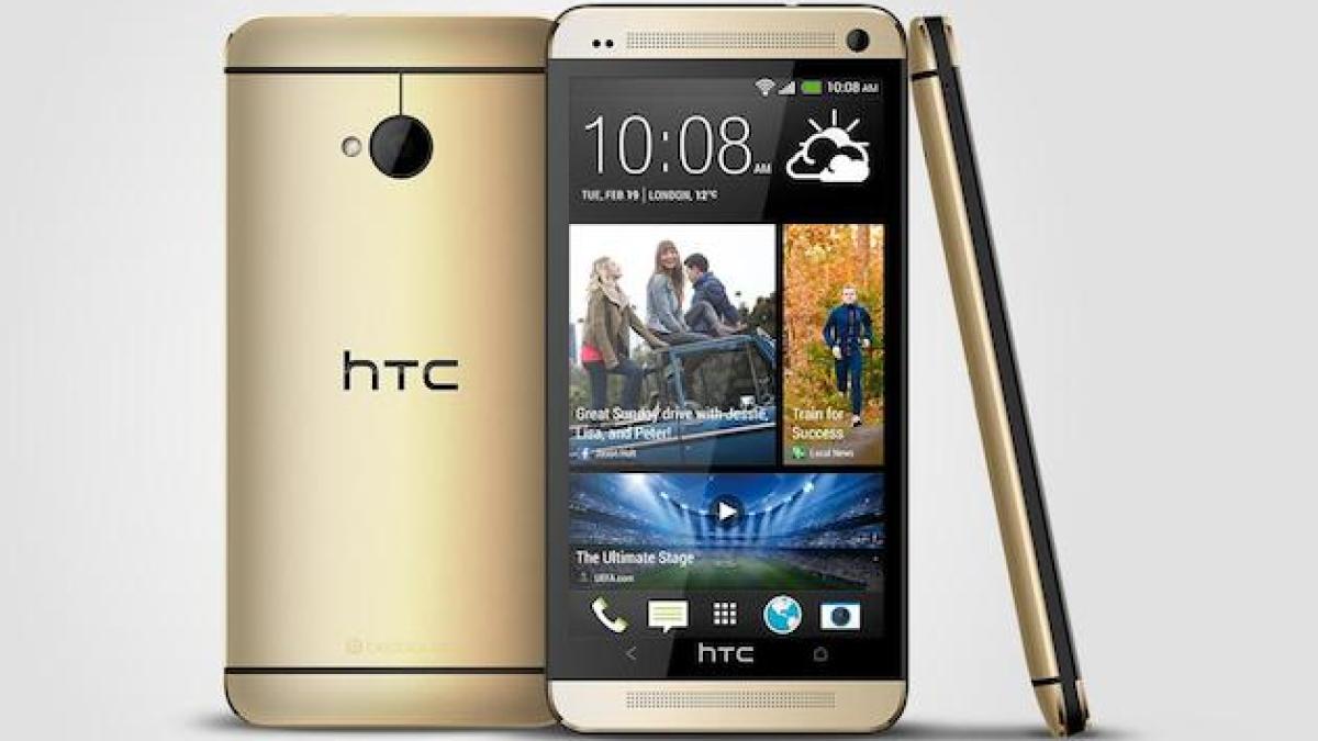 HTC One gold