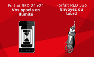 Vente Privée SFR RED : le forfait 3 Go passe à 11,99 euros, et le 24H/24 à 4,99 euros