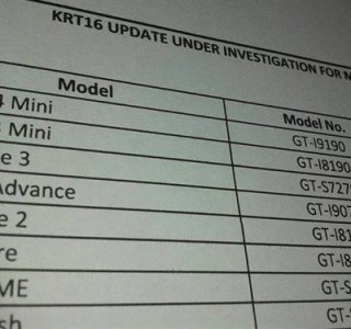 Android 4.4 « KRT16 » serait à l’étude pour les Galaxy S4 Mini, S3 Mini, Ace 3 et Ace 2