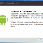 CustomDroid « Alpha » : un nouveau logiciel pour installer des ROM Custom