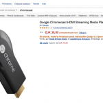 Le Chromecast est disponible à 39 euros sur Amazon France