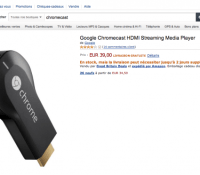 amazon france google chromecast 39 euros