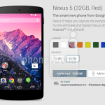Google Nexus 5 : six nouvelles couleurs en préparation ?