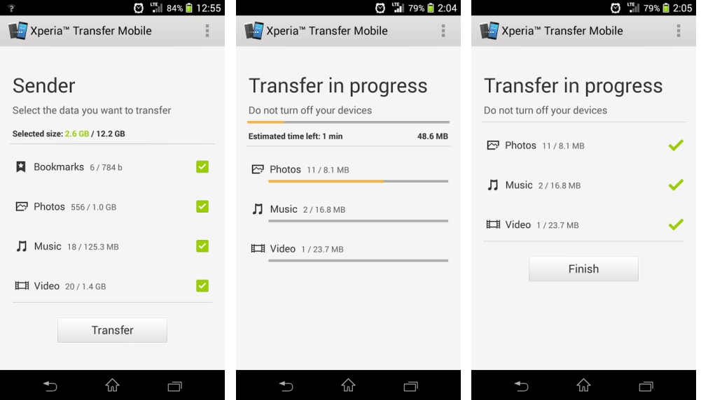 Xperia Transfer Mobile, une nouvelle appli de Sony sur le Google Play