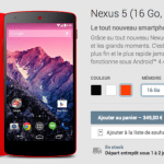 Le Nexus 5 est disponible en rouge sur le Google Play