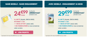 Vente Flash Bouygues Telecom : le forfait Sensation 3 Go 4G à 24,99 euros pendant 2 ans