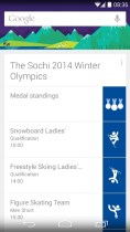 L’application Recherche Google se met à jour sur Android : commandes vocales, « Time to Leave » et Sochi 2014 dans Google Now