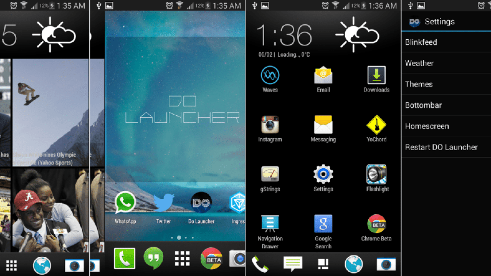 DO Launcher : l'interface Sense pour tous les smartphones dès Android 4.1