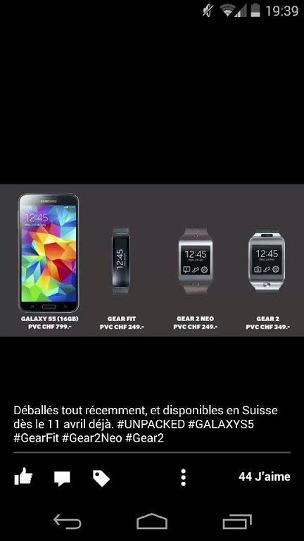 Galaxy-S5-prix-Suisse