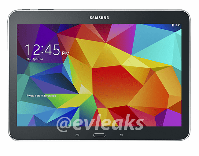 Des images leakées de la Samsung Galaxy Tab 4 10.1
