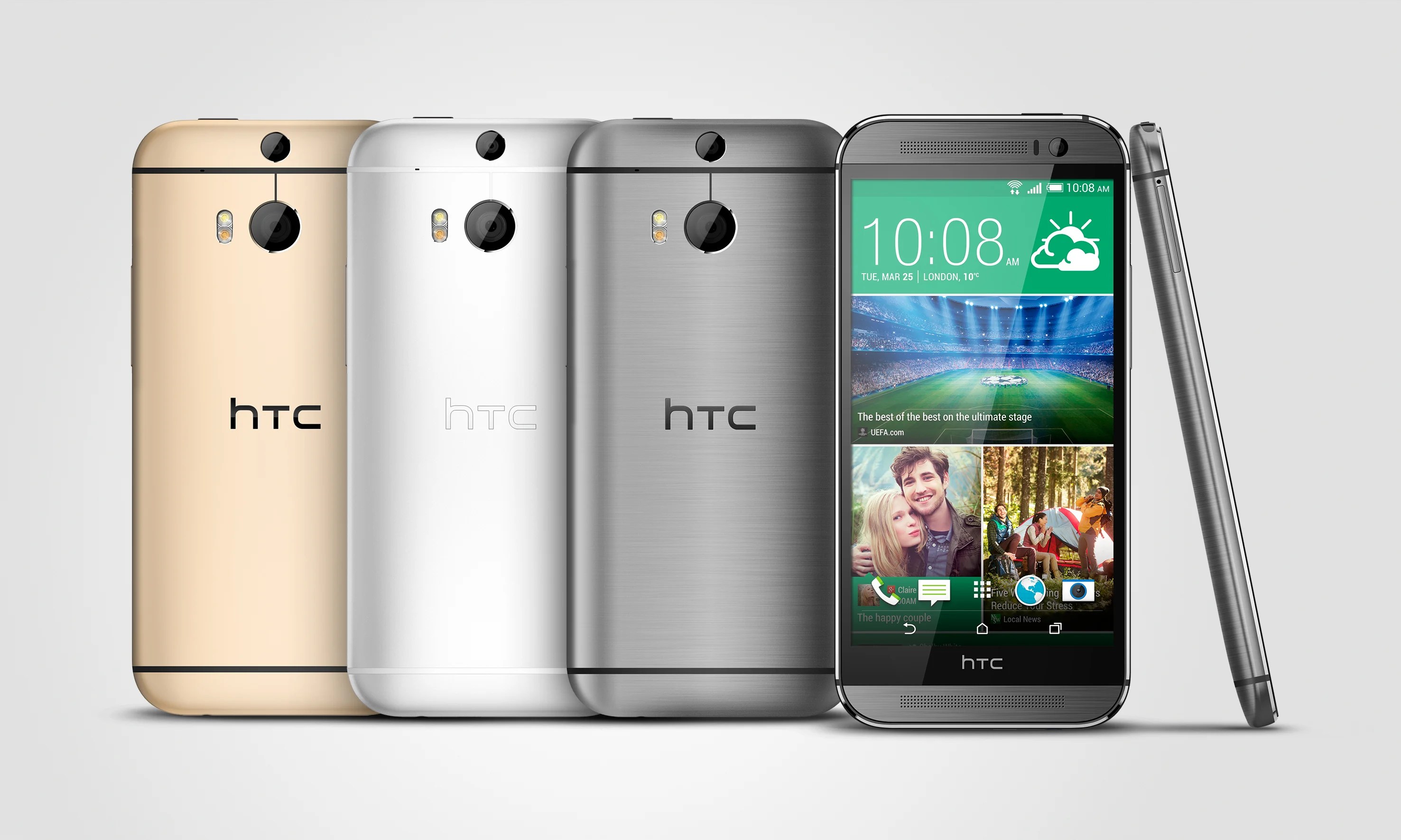 HTC One M8_Gunmetal_Silver_Gold