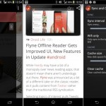 Version 1.2.4 de Flyne : le « Feedly » offline s’embellit Version 1.2.4 de Flyne : le « Feedly » offline s’embellit