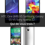 HTC One (M8) vs Galaxy S5 vs Sony Xperia Z2, le trio au sommet