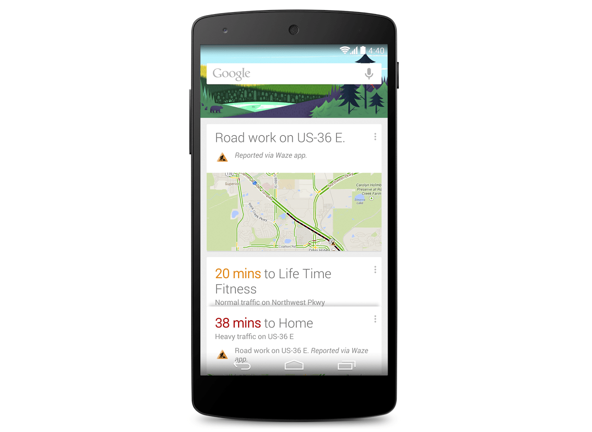 android google now recherche google search waze image 01