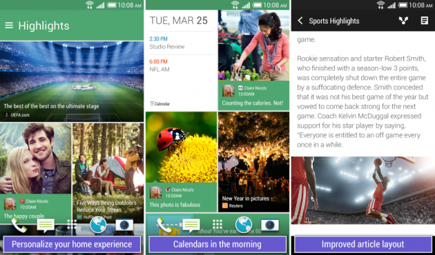 Les applications HTC BlinkFeed et Zoe Camera seront bientôt disponibles pour tous les appareils Android