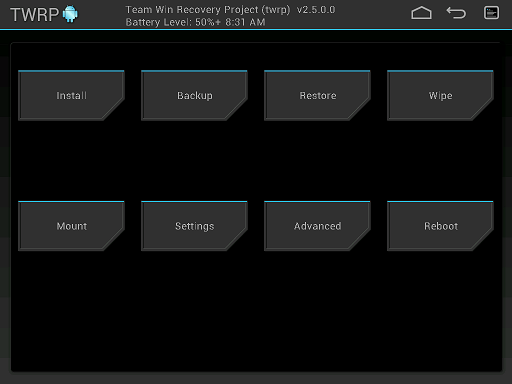 android recovery custom twrp 2.7 image 01