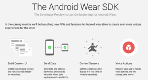 Retour sur le SDK d’Android Wear et son interface utilisateur
