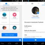Facebook Messenger 4.0 permet de créer des groupes de contacts sur Android