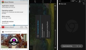 Chrome 35 Beta sur Android  est compatible avec le multi-fenêtres des Samsung Galaxy
