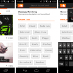 SoundCloud 2.8 accueille le tirer-pour-actualiser et la recherche par Hashtags sur Android