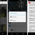 YouTube 5.6.35 : répondez aux commentaires et supprimez les vôtres sur Android